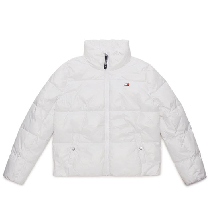 トミーヒルフィガージャケットパッファージャケットホワイトレディースTOMMYHILFIGERTP45193JWHT
