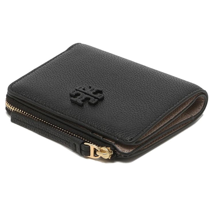 トリーバーチ二つ折り財布マックグローブラックレディースTORYBURCH158904001