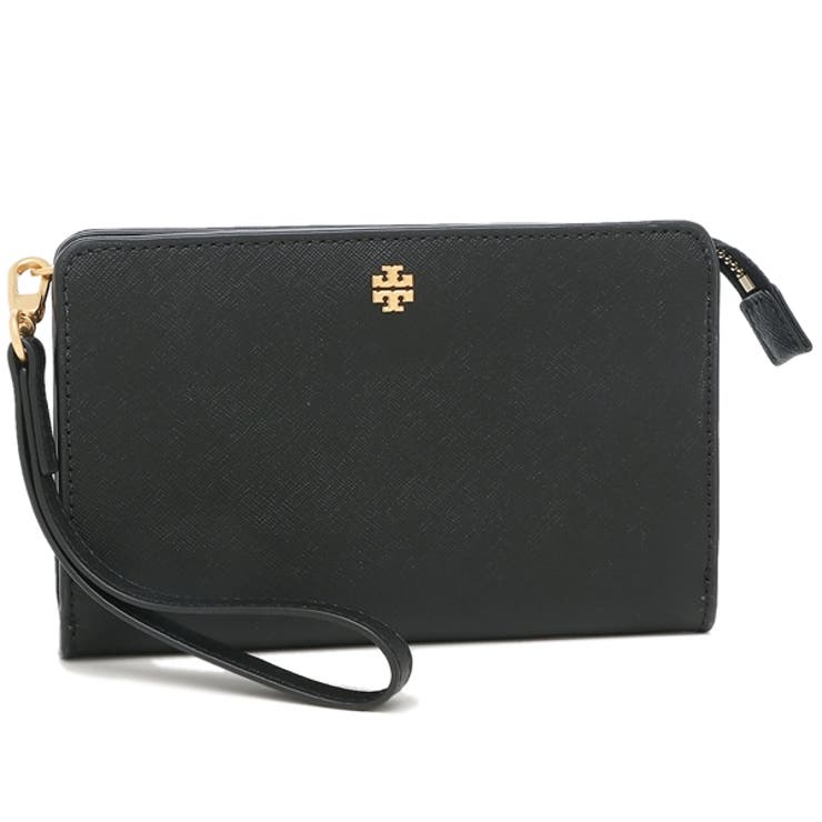 【新品未使用】トリーバーチ　黒ポーチ 新品】TORY BURCH トリーバーチ 大きめポーチ ブラック ナイロン