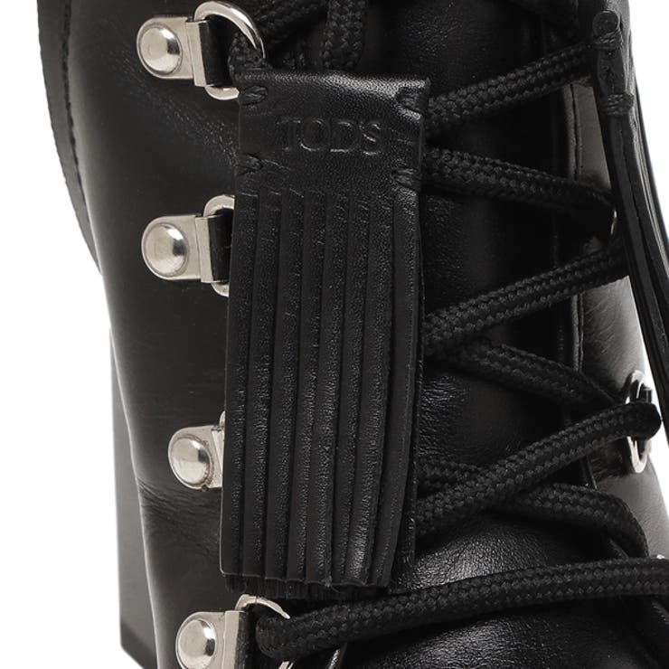 トッズブーツショートブーツブラックレディースTOD'SXXW02A0S180F5S9999