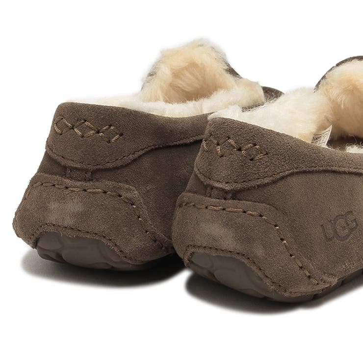 アグデッキシューズモカシンスリッポンアンスレーブラウンレディースUGG1106878ESP