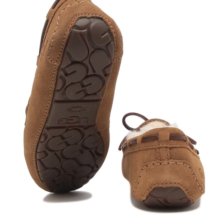 アグスリッポンデッキシューズ・モカシンダコタブラウンレディースUGG1107949CHE