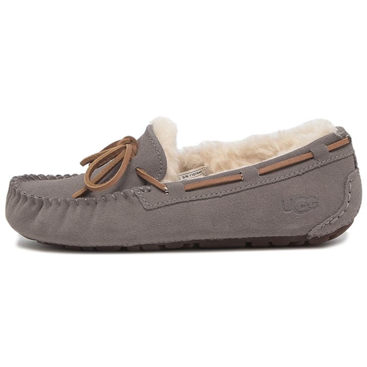 アグスリッポンデッキシューズ・モカシンダコタグレーレディースUGG1107949PEW