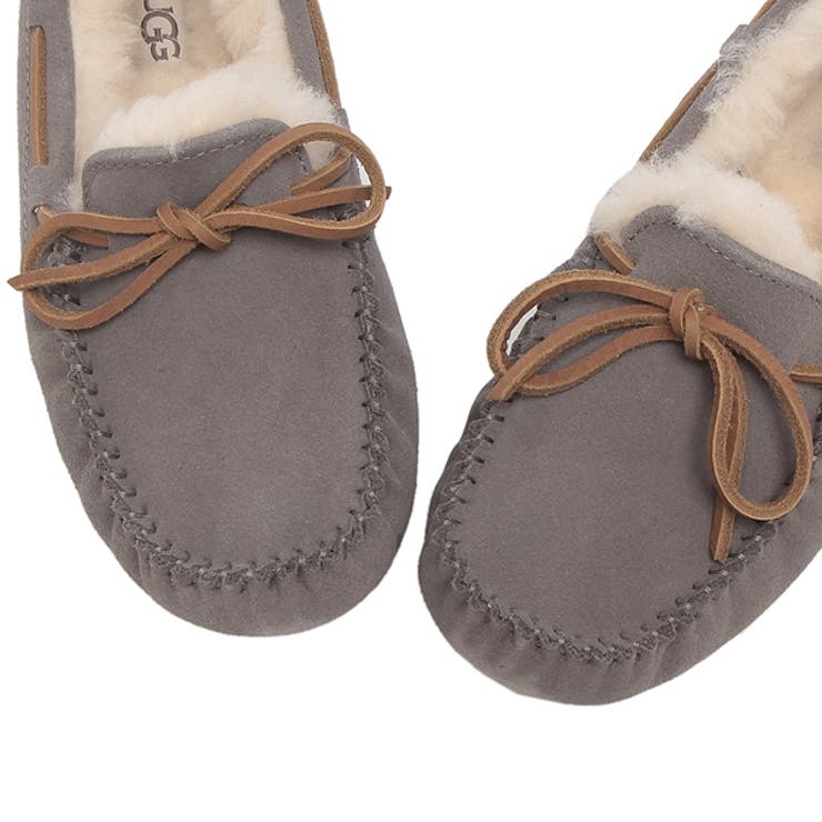 アグスリッポンデッキシューズ・モカシンダコタグレーレディースUGG1107949PEW