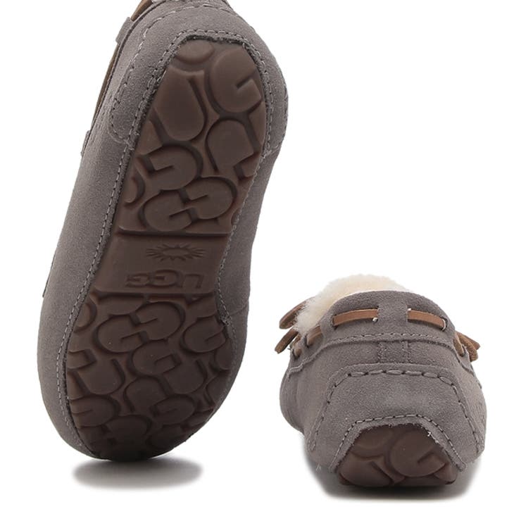 アグスリッポンデッキシューズ・モカシンダコタグレーレディースUGG1107949PEW