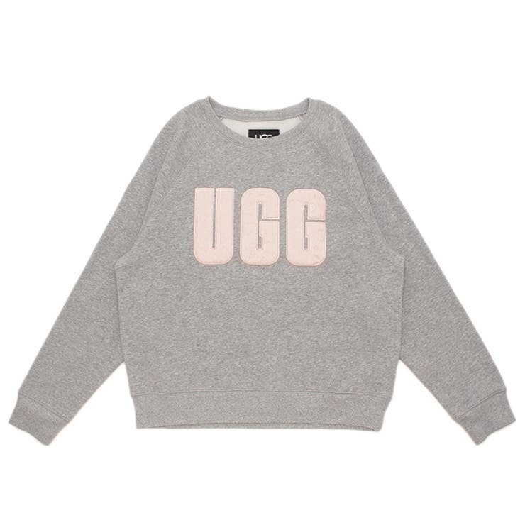 UGG アグ トレーナー Madeline Fuzzy Logo Crewneck マドリン