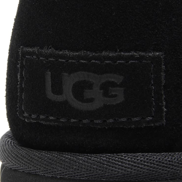 アグブーツクラッシックミニプラットホームムートンブーツ厚底5cmプラットフォームブラックレディースUGG1134991BLK