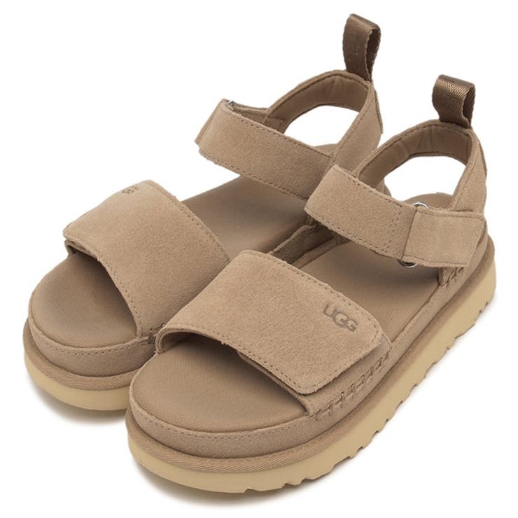 UGG (アグ) ストラップ 厚底サンダル EZ-DUZZIT T-STRAP