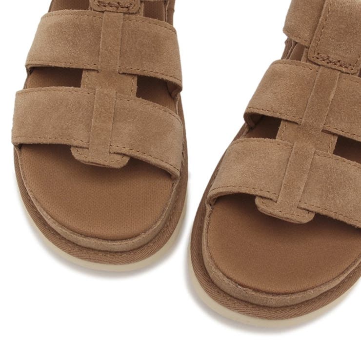 UGG 厚底 スエード プラットフォームサンダル 1137890 UGG アグ サンダル W GOLDENSTAR STRAP 1137890 レディース