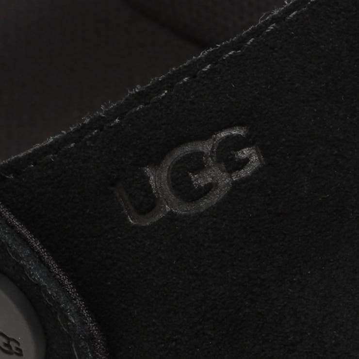 UGGアグ厚底サンダルゴールデングロースライドグロークロッグサボブラックレディース1138252BLK