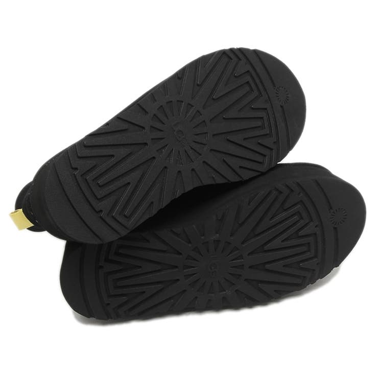 アグブーツクラッシックミニディッパー厚底プラットフォーム5cmブラックレディースUGG1168170BLK