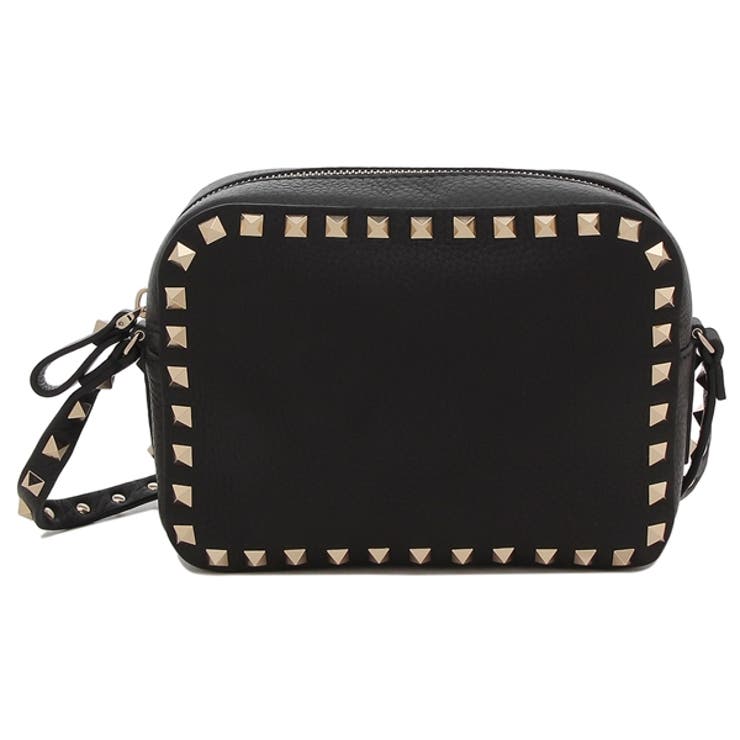 VALENTINO ロックスタッズ コインケース キーリング付き