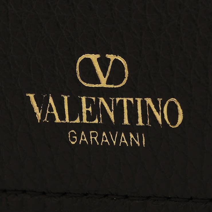 ヴァレンティノカードケースパスケースロックスタッズブラックレディースVALENTINOGARAVANI3W2P0486VSH0NO