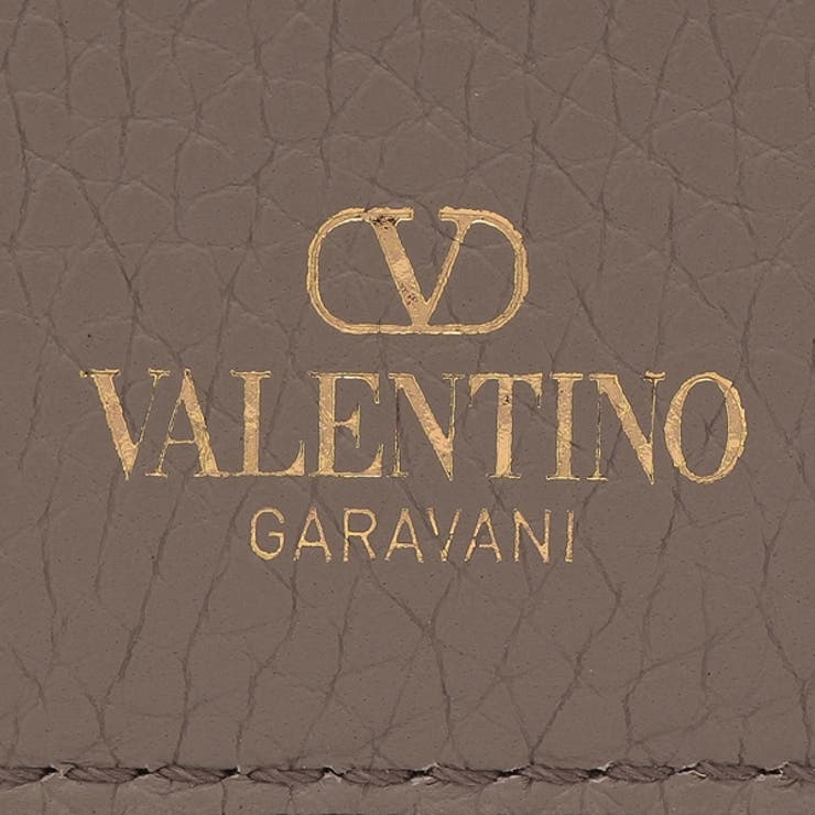 ヴァレンティノカードケース定期入れロックスタッズグレーレディースVALENTINOGARAVANI3W2P0486VSHNB9