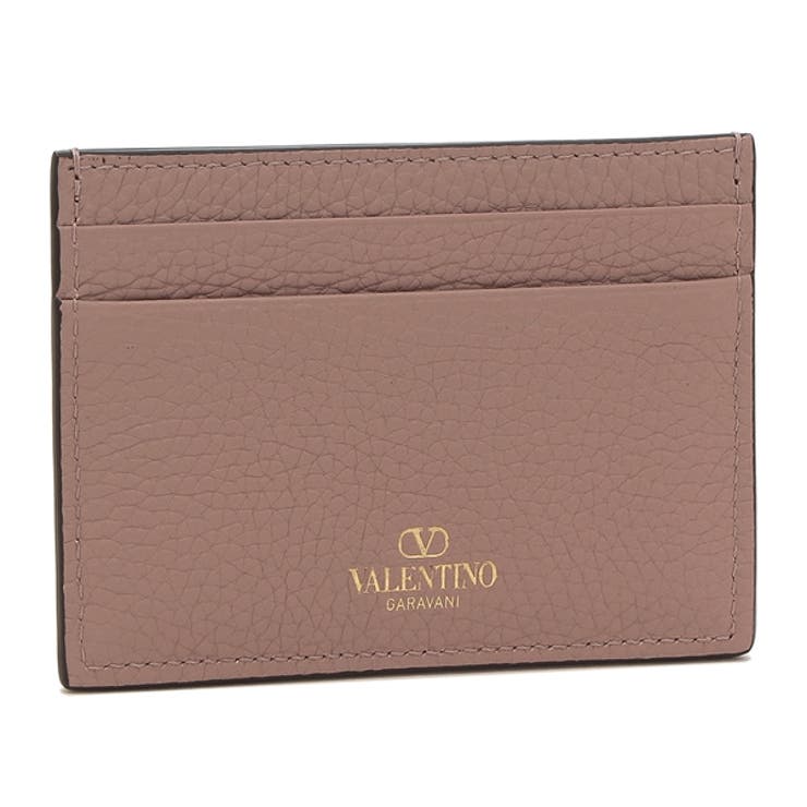 ヴァレンティノカードケース定期入れロックスタッズベージュレディースVALENTINOGARAVANI3W2P0486VSHP45
