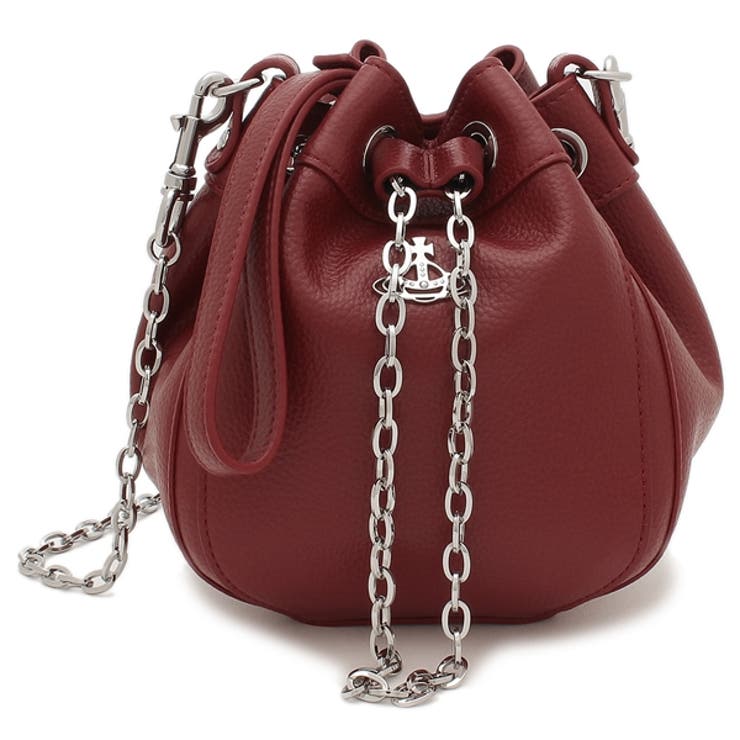 ヴィヴィアンウエストウッドハンドバッグショルダーバッグクリッシースモール巾着型レッドレディースVIVIENNEWESTWOOD43020016S000DH407