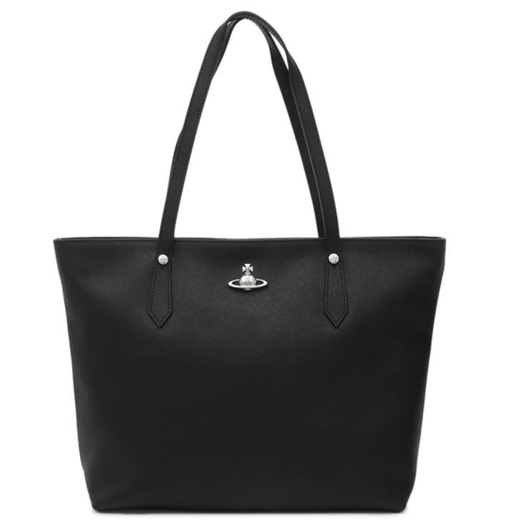ヴィヴィアンウエストウッドトートバッグサフィアーノブラックレディースVIVIENNEWESTWOOD4D010002UL008VN401