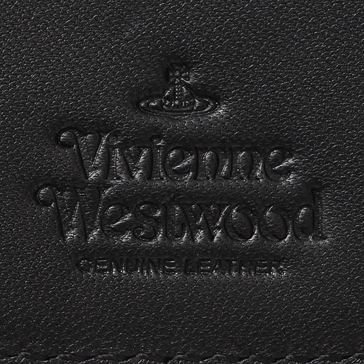 ヴィヴィアンウエストウッド三つ折り財布ナッパミニ財布ブラックレディースVIVIENNEWESTWOOD510100185115002KWL001LN403
