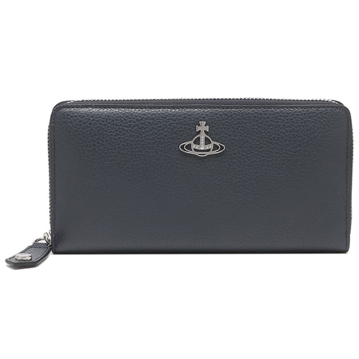 ヴィヴィアンウエストウッド長財布ジョーダンラウンドファスナーネイビーメンズレディースVIVIENNEWESTWOOD5105002242070K401