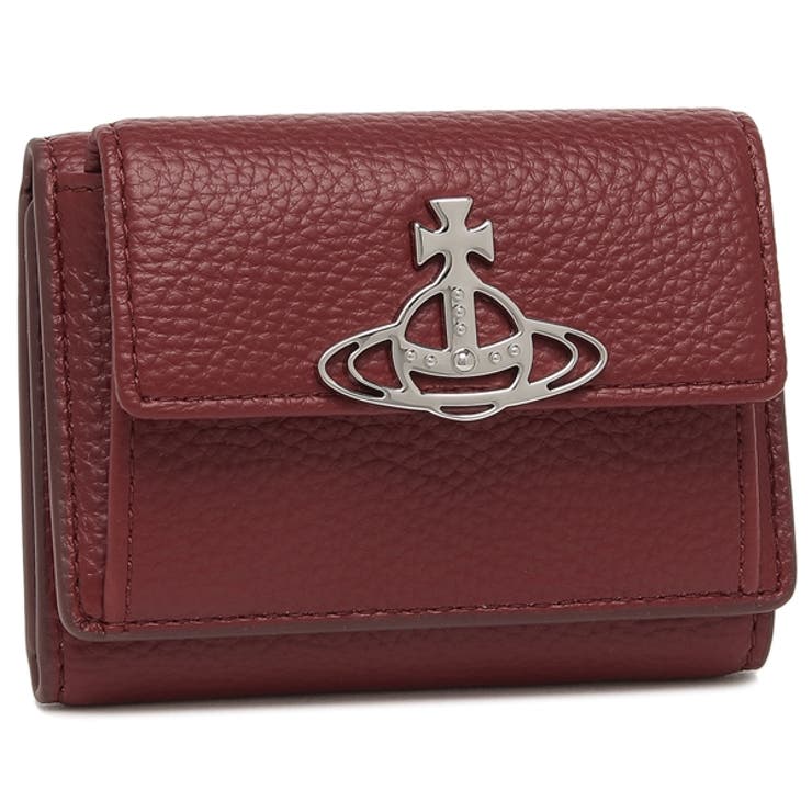箱付き Vivienne Westwood ヴィヴィアン三つ折り財布 レッド