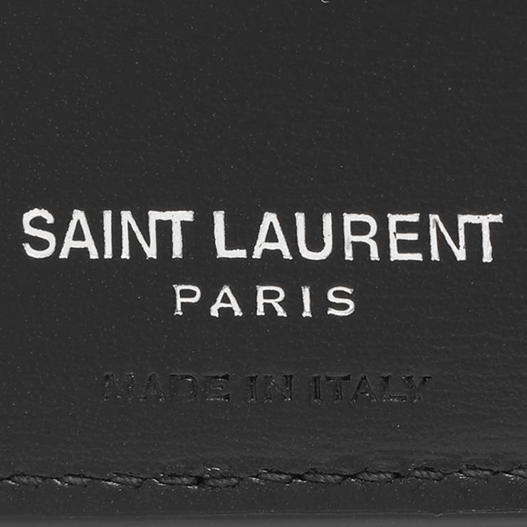 サンローランパリ二つ折り財布カサンドラブラックメンズSAINTLAURENTPARIS4532760SX0E1000
