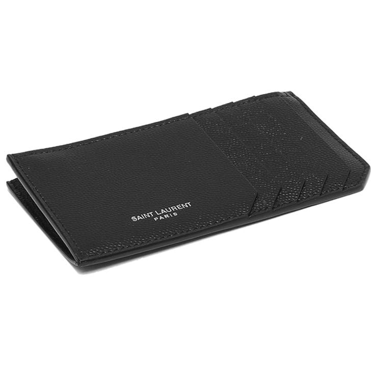 サンローランパリカードケースフラグメントケースブラックメンズレディースSAINTLAURENTPARIS609362BTY0N1000