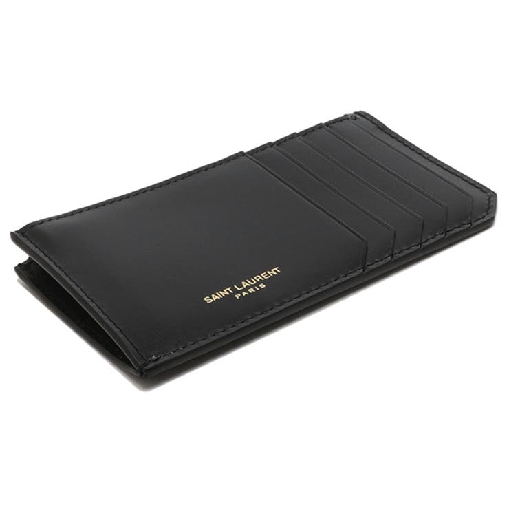 サンローランパリカードケースフラグメントケースコインケースブラックレディースSAINTLAURENTPARIS6319922R20J1000
