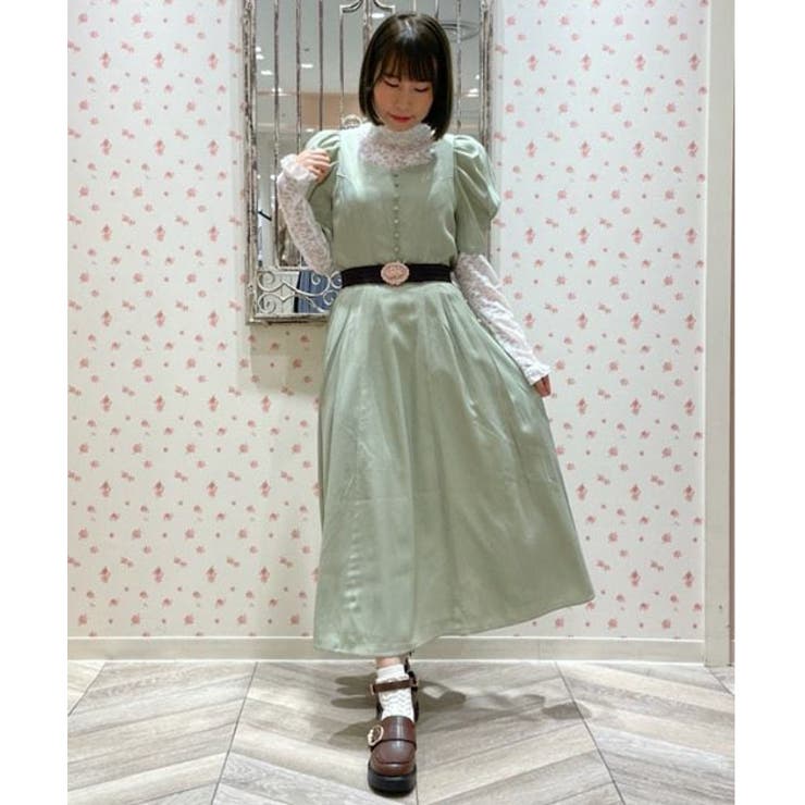 パワショル半袖ワンピース[品番：IGAW0003428]｜axes femme