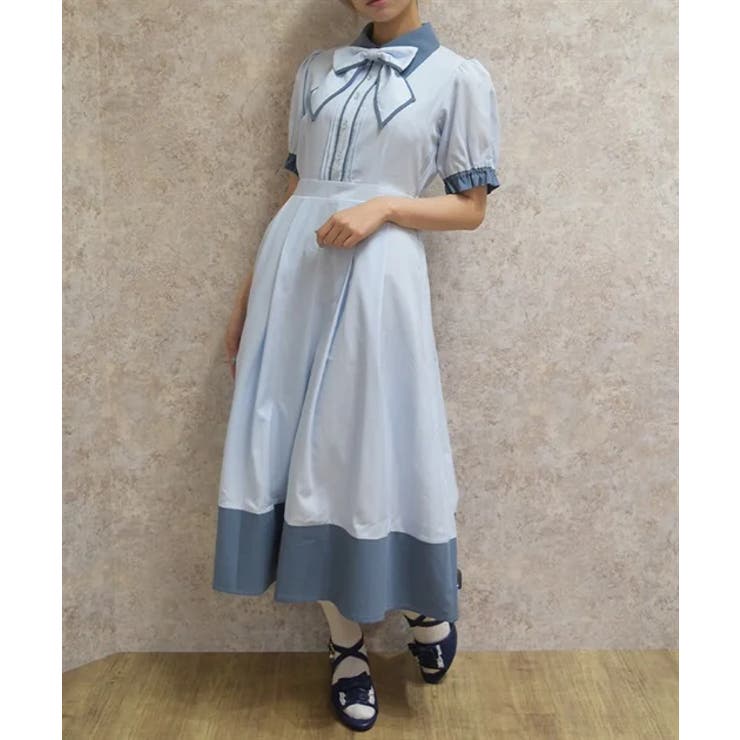 極美品✨リズレー 切替シャツワンピース ストライプ ANAYI（アナイ） シャツワンピース ストライプドロストシャツ