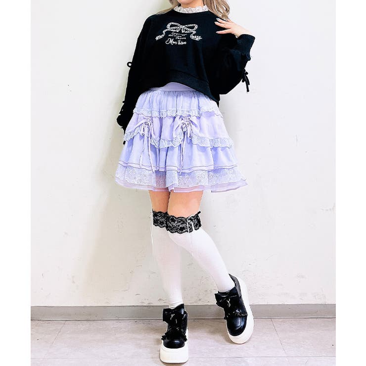 ドロスト×ティアードミニスカート | axes femme | 詳細画像7 