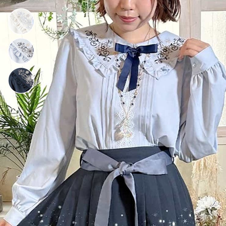 ドゥーズィエムクラス♡刺繍ブラウス Deuxieme Classe（ドゥーズィエムクラス）の「刺繍ブラウス（シャツ