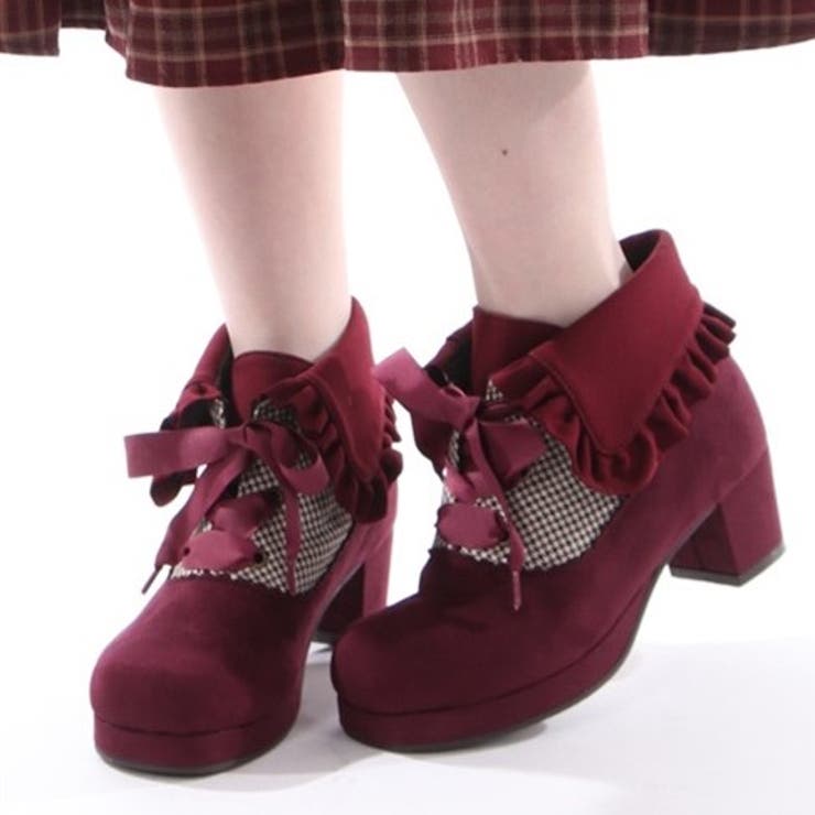 某メーカー 襟風折り返しブーティー[品番：IGAW0004007]｜axes femme カットソー(長袖/七分)