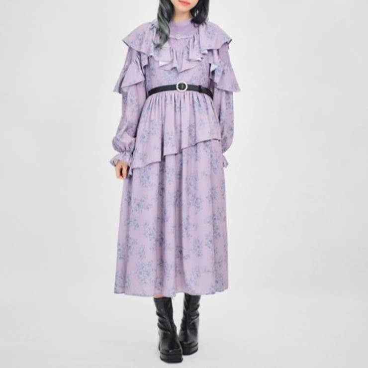 上品コーデはコレで安心！ 花柄ロングワンピース[品番：IGAW0004193]｜axes femme ワンピース