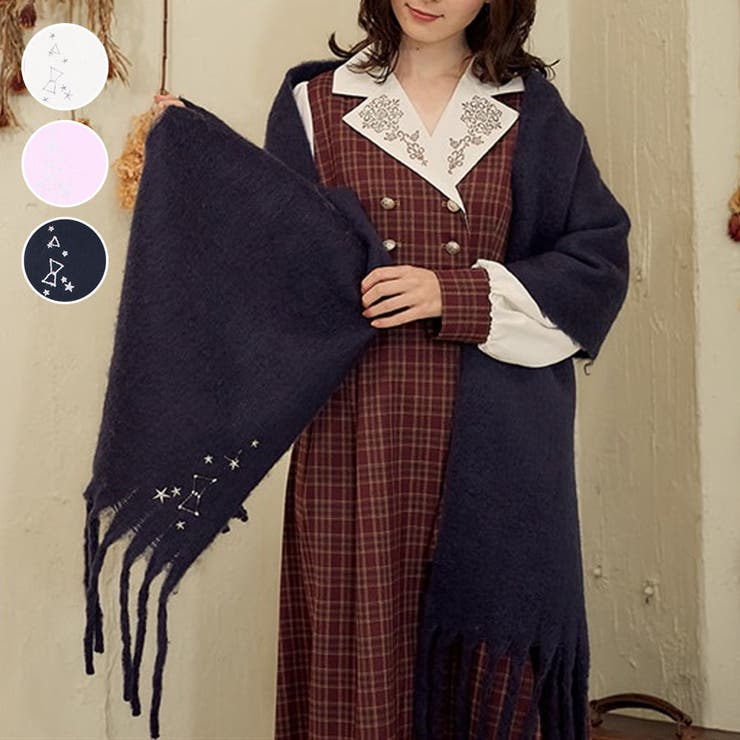 星座刺繍ストール[品番：IGAW0004172]｜axes femme（アクシーズファム
