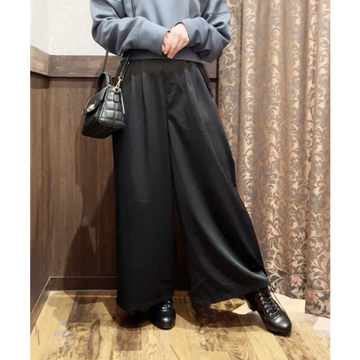 後カーゴポケットサテンパンツ[品番：IGAW0004686]｜axes femme