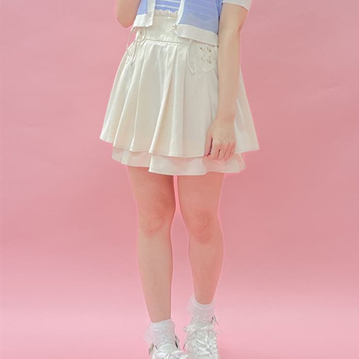 上品 レースアップフレアキュロット[品番：IGAW0004863]｜axes femme キュロット一般