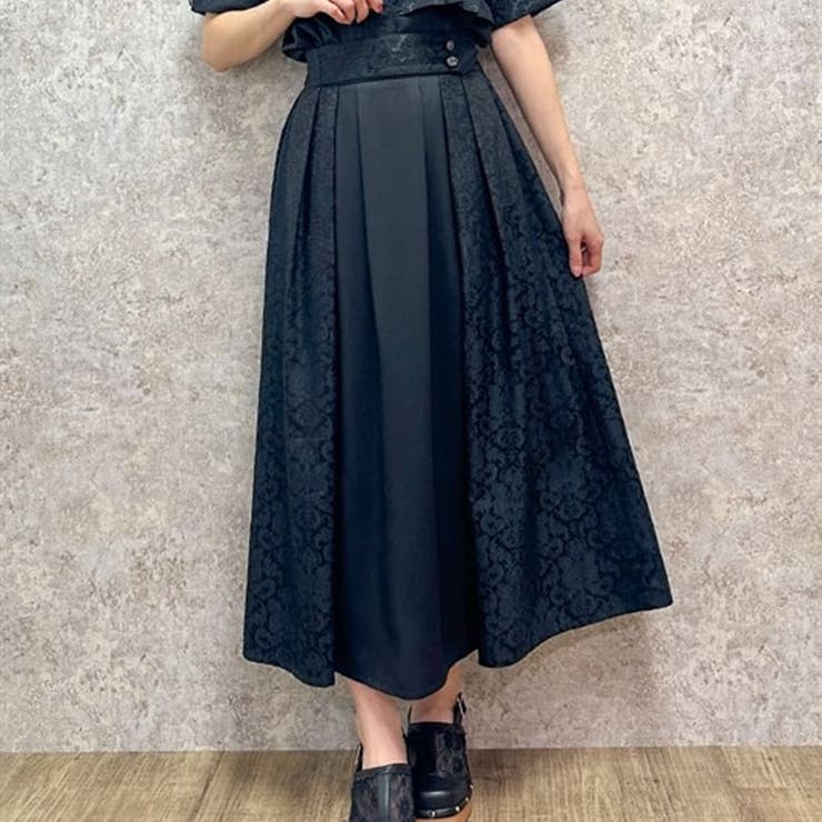 最大12%OFFクーポン ジャカード切替スカート[品番：IGAW0004888]｜axes femme スカート