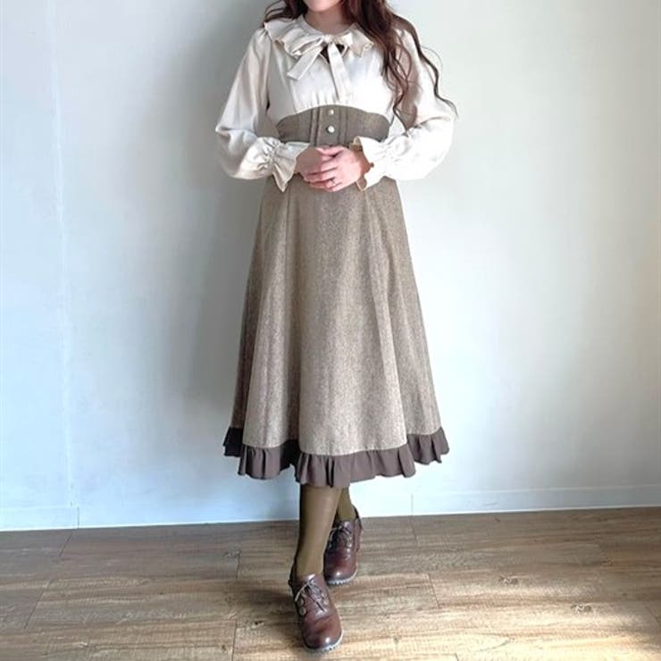ハイウエストドッキングワンピース[品番：IGAW0004175]｜axes