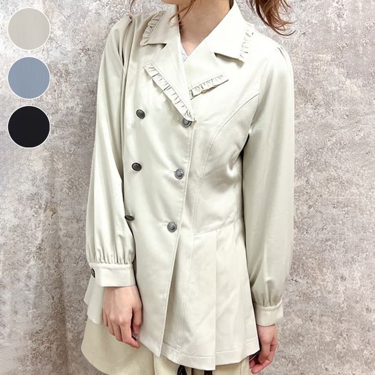 プリーツデザインハーフジャケット | axes femme | 詳細画像1 