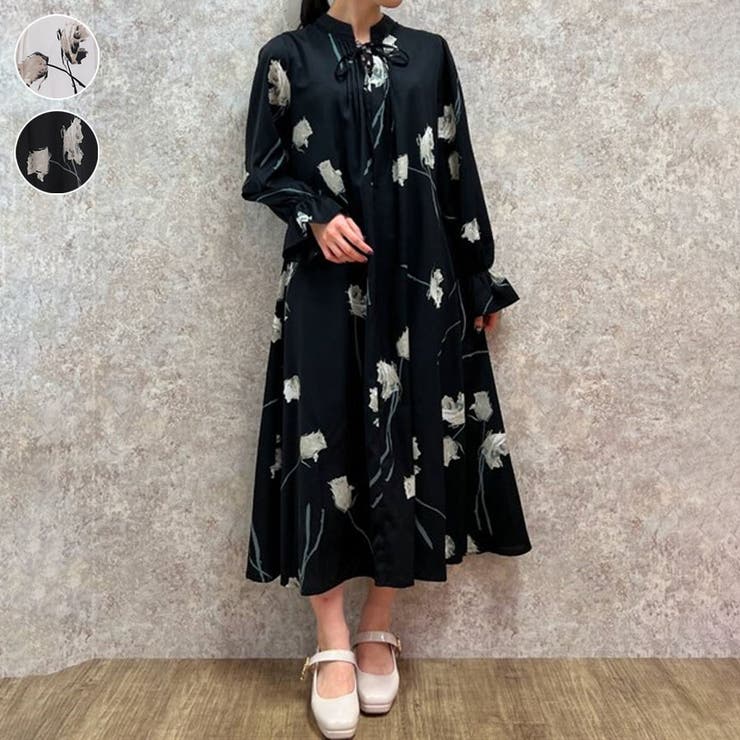 れ*い様 axes femme★ボレロ&菊柄ワンピースセット アクシーズ☆ axesfemme☆ ボレロ&菊柄ワンピースセット アクシーズ