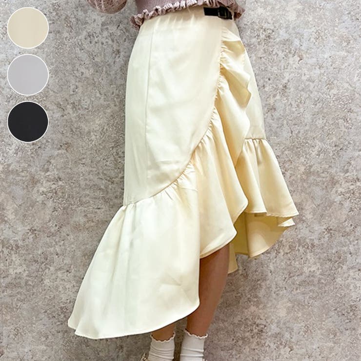 アシメフリルマーメイドスカート[品番：IGAW0004829]｜axes  femme（アクシーズファム）のレディースファッション通販｜SHOPLIST（ショップリスト）
