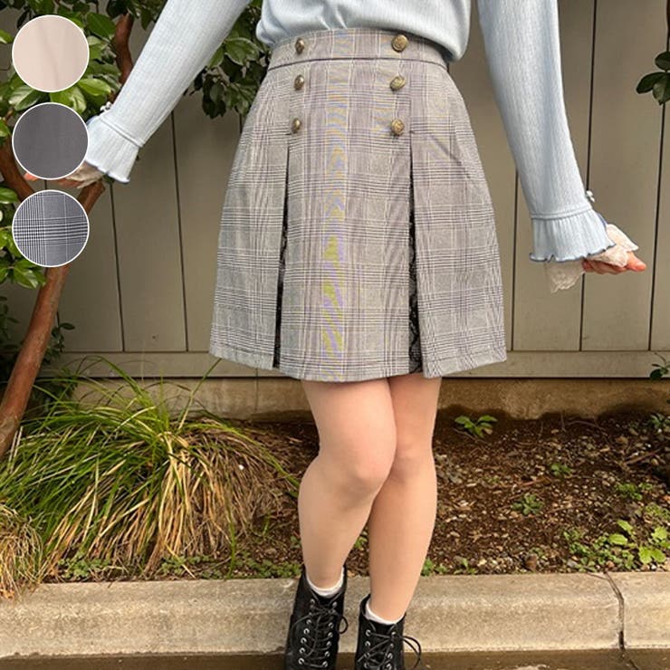 ボックスプリーツキュロット[品番：IGAW0004657]｜axes  femme（アクシーズファム）のレディースファッション通販｜SHOPLIST（ショップリスト）