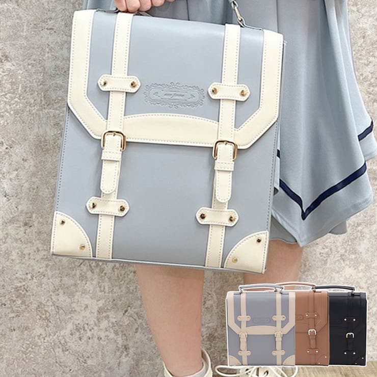 ベルトデザインサッチェル[品番：IGAW0004704]｜axes femme（アクシーズ ファム）のレディースファッション通販｜SHOPLIST（ショップリスト）