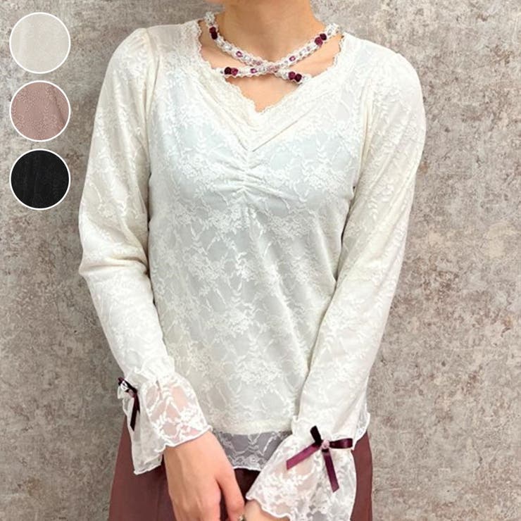 バラクロス総レースインナー[品番：IGAW0004446]｜axes femme 