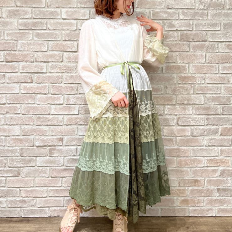 グラデーションレースガウン[品番：IGAW0001667]｜axes  femme（アクシーズファム）のレディースファッション通販｜SHOPLIST（ショップリスト）
