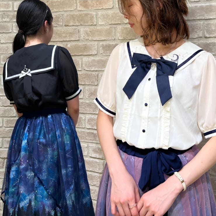 星座刺繍セーラー襟BL[品番：IGAW0001817]｜axes femme