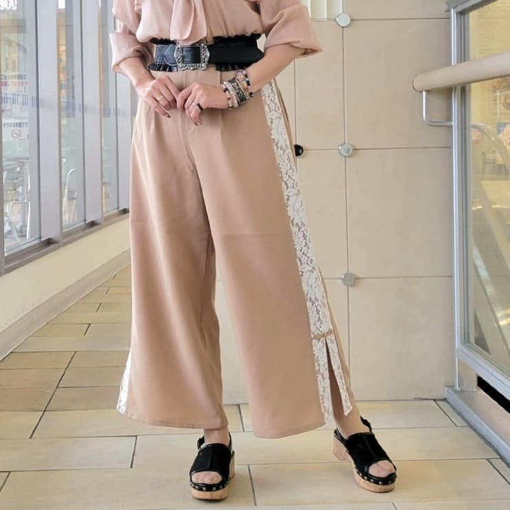 &ellecy 綸子チャイナパンツ &ellecy 綸子チャイナパンツ - メルカリ