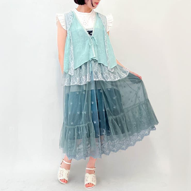 フェリーク風ジレ[品番：IGAW0001950]｜axes femme（アクシーズファム 
