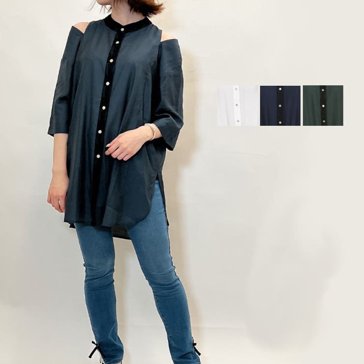 Sea NEW YORK アレクシスチュニック 関税送料込み ストレッチツイル・フレアチュニック/40代50代からのレディース