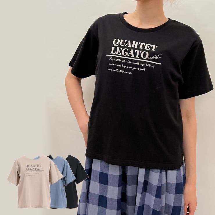 ぷっくりプリントTシャツ[品番：IGAW0002309]｜axes femme